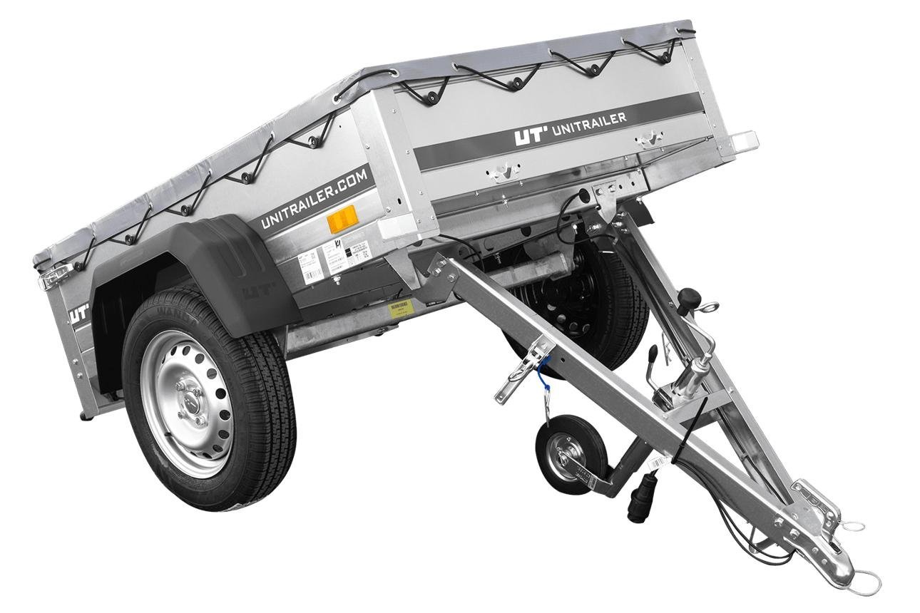 GARDEN TRAILER 150 KIPP met Steunwiel – Kippende Tuinaanhanger