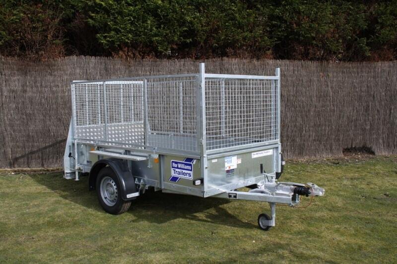 Ifor Williams GD84 125 × 250 cm – 1,4 Ton Bouwmachine Aanhanger met Oprijplaat