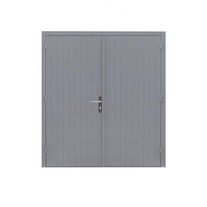 Hardhouten Dubbele dichte deur Prestige