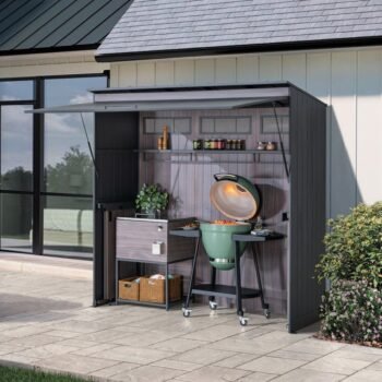 Stilt - Buitenkeuken- Close- overdekt BBQ'en met een Klepdeur- Uniek model/ bescherming van je BBQ
