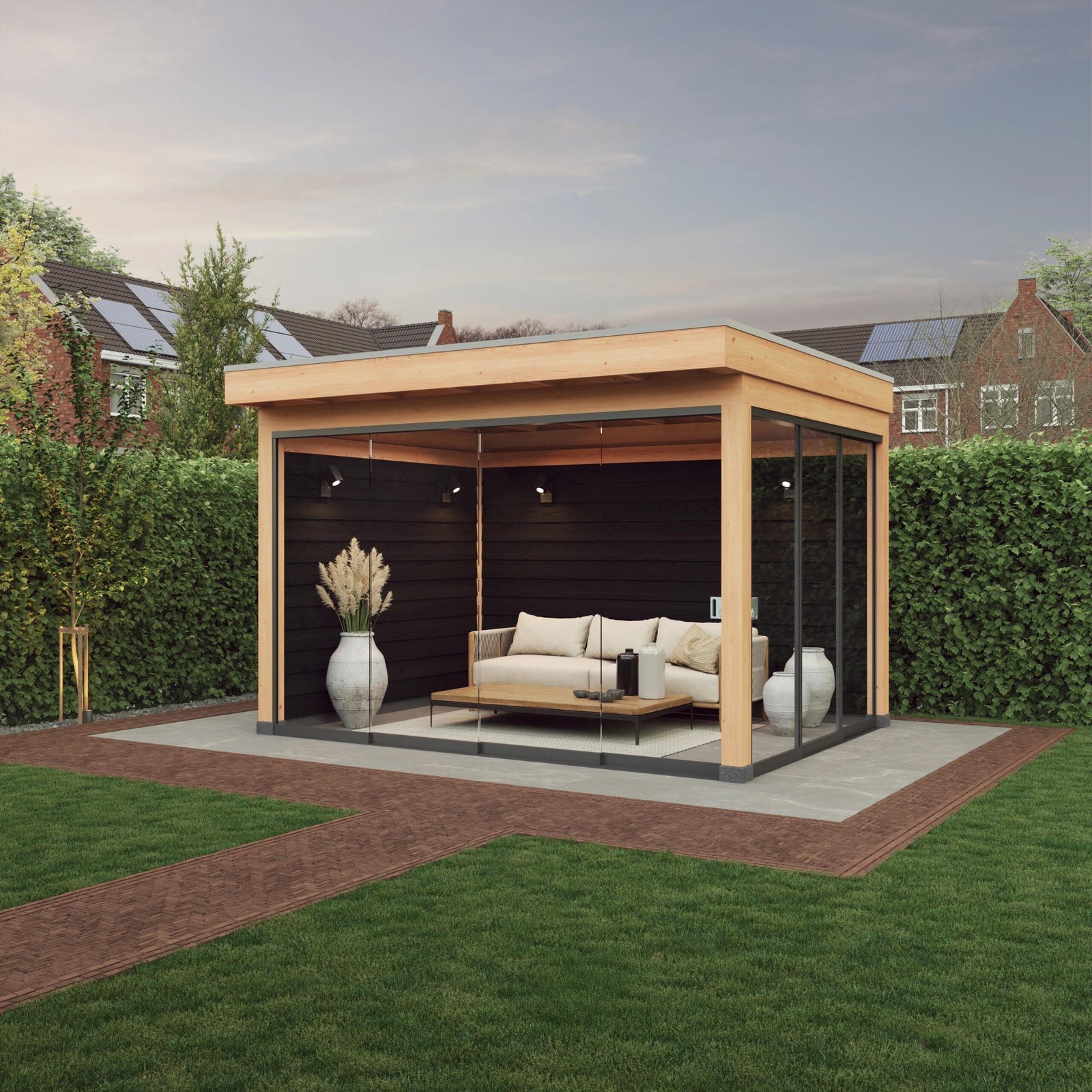 Overkapping Base Serie 3 Douglas 300 x 300 cm