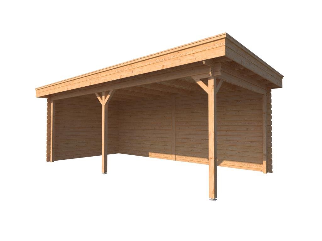 Douglas Overkapping 600x300cm | Platdak | Incl. EPDM, Daktrim & HWA | Levertijd 3 Weken | Terrasoverkapping