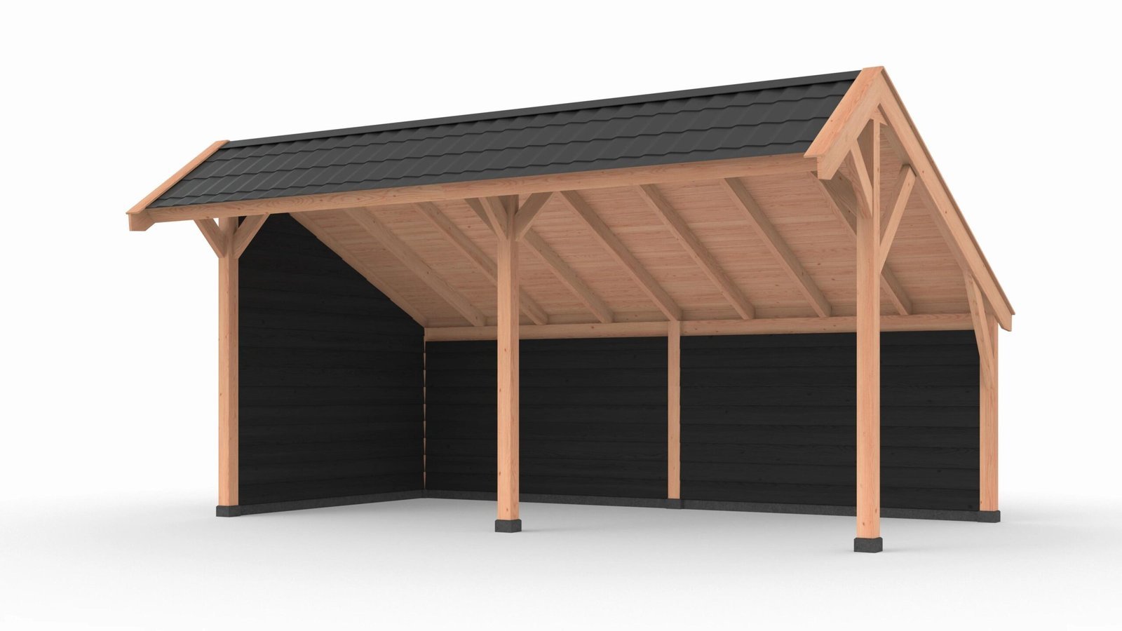 Kapschuur Rustic - Serie 2 - 600 x 360 cm - Douglas